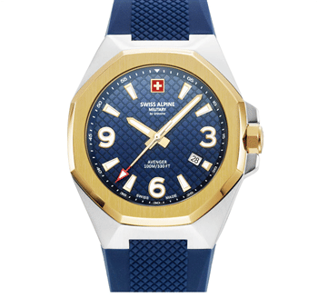 Swiss Alpine Military Typhoon quartz herre ur
